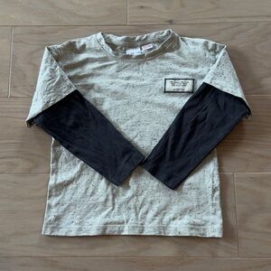 Zara boys long sleeve t-shirt tee size 4-5 years